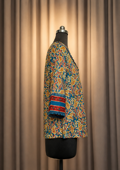 Blue Paisley Kurti
