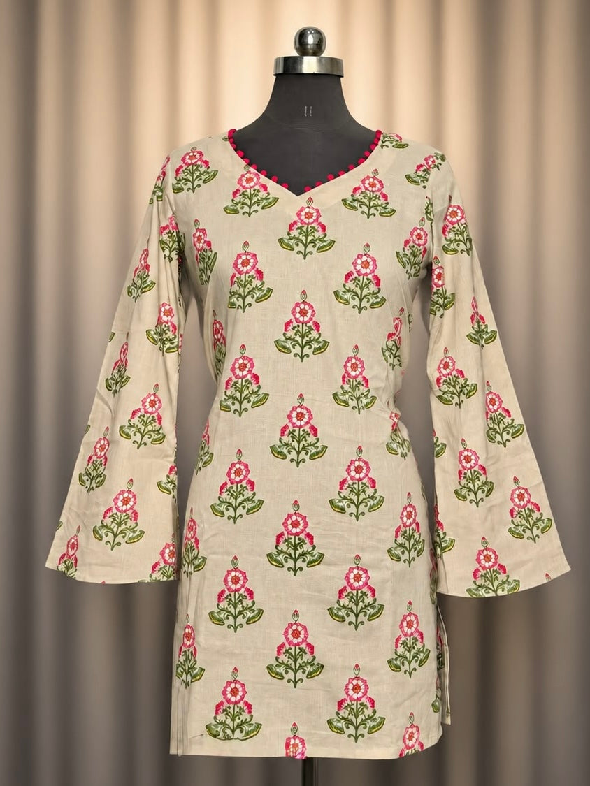 Boho Bloom Kurti